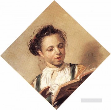 歌う少女の肖像 オランダ黄金時代 フランス・ハルス Oil Paintings